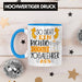 So Sieht Ein Richtig Cooler Yogalehrer Aus Geschenk Tasse Lustiger Spruch Geschenkidee Blau Trendation