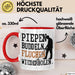 Metalldetektor Tasse Geschenk Metalldetekotren Geschenkidee Pipen Buddeln Fluchen Wiederholen Kaffee-Becher Rot Trendation