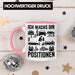 KFZ Mechaniker Geschenk MFZ Mechatroniker Ich Machs Dir In Allen Positionen Geschenkidee für Männer KFZ Mechaniker Auto Reperatur Werkstatt Rosa Trendation