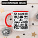 KFZ Mechaniker Geschenk MFZ Mechatroniker Ich Machs Dir In Allen Positionen Geschenkidee für Männer KFZ Mechaniker Auto Reperatur Werkstatt Rot Trendation