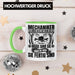 KFZ Mechaniker Tasse Geschenk Spruch Männer KFZ Mechatroniker Geschenkidee Becher Werkstatt Mechaniker Hören Nicht Auf Wenn Sie Müde Sind Grün Trendation