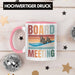 Snowboard Tasse Geschenkidee für Snowboard-Fahrer zum Geburtstag Weihnachten Rosa Trendation