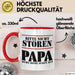 Papa Tasse Geschenk Bitte Nicht Stören Papa Ruht Seine Augen Aus Geschenkidee Zum Vatertag Rot Trendation