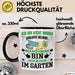 Hobby-Gärtner Geschenk Tasse Ich Bin Nicht immer Schlecht Gelaunt Gärtner Kaffee-Becher Trendation