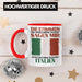 Italien Tasse Urlaub Heimat Geschenk Spruch Italiener Geschenkidee Rot Trendation