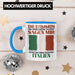 Italien Tasse Urlaub Heimat Geschenk Spruch Italiener Geschenkidee Blau Trendation