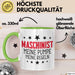 Maschinist Tasse Geschenk Meine Pumpe Meine Regeln Maschinenführer Kaffee-Becher Grün Trendation