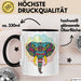 Elefant Tasse Geschenk Für Elefanten-Liebhaber Geschenkidee Mandala Bunt Trendation