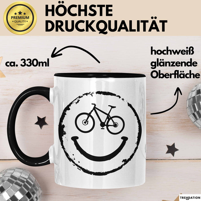 tasse rennrad Bike Tasse Fahrrad Rad Geschenk Rennrad Lächeln Geschenkidee Kaffee-Be — TrendationStore