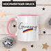 Germany Tasse Deutschland Flagge National Stolz Rosa Trendation