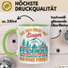 Pfadfinder Tasse Geschenk Leg Dich Nicht Mit Einem Pfadfinder An Scout Geschenkdiee Kaffee-Becher Grün Trendation