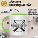 Raucher Geschenk Tasse Spruch Räucher Meister Geschenkidee Rauchen Grün Trendation