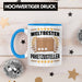 Weltbester Paketbote Paketzusteller Tasse Geschenkidee Postbote Spruch Blau Trendation