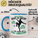 Fussballer Tasse Geschenk Fussballspieler Geschenkidee Es Geht Nicht Um Leben Oder Tod Blau Trendation
