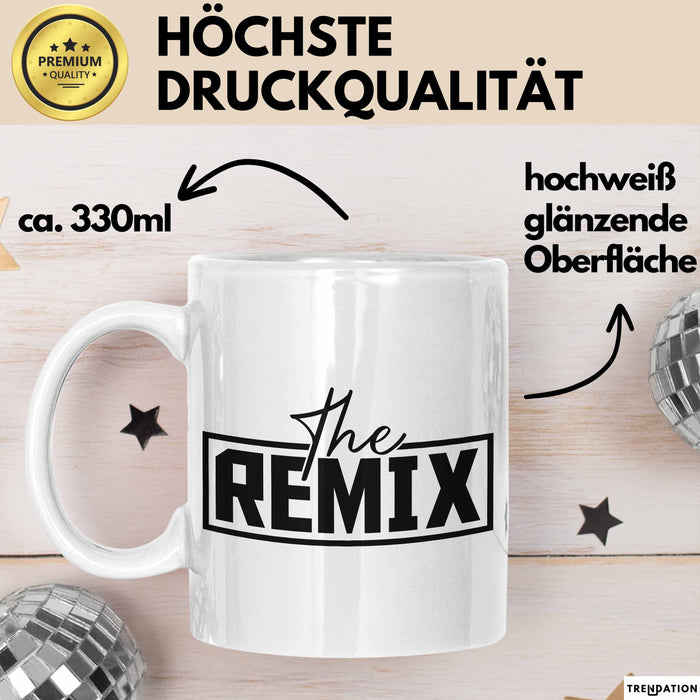 The Remix Tasse Geschenk Partner-Tassen Geschwister Kaffee-Becher Weiß Trendation