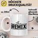 The Remix Tasse Geschenk Partner-Tassen Geschwister Kaffee-Becher Weiß Trendation