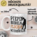 Metalldetektor Tasse Geschenk Metalldetekotren Geschenkidee Pipen Buddeln Fluchen Wiederholen Kaffee-Becher Weiß Trendation