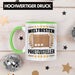 Weltbester Paketbote Paketzusteller Tasse Geschenkidee Postbote Spruch Grün Trendation