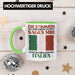 Italien Tasse Urlaub Heimat Geschenk Spruch Italiener Geschenkidee Grün Trendation