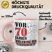 70. Geburtstag Tasse Geschenk Vor 70 Jahren War Ich Mal Der Schnellste Geschenkidee Opa Rosa Trendation