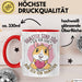 Hamster-Liebhaber Geschenk Tasse Mädchen Hamster Sind Süß Ich Bin Ein Hamster Kaffee-Becher Rot Trendation