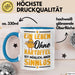 Kartoffel-Liebhaber Tasse Pommes Geschenk Ein Leben Ohne Kartoffeln Ist Möglich Ber Sinnlos Blau Trendation