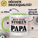 Papa Tasse Geschenk Bitte Nicht Stören Papa Ruht Seine Augen Aus Geschenkidee Zum Vatertag Grün Trendation