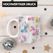3D Tasse Einhorn Grafik Geschenkidee Mädchen 3D Einhorn Motiv Luftballong Viele Einhörner Weiß Trendation