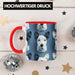 3D Tasse Bullterrier Hunde Boxer Geschenkidee Für Hundebesitzer Kaffee-Becher Lustig Süßs Rot Trendation