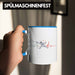 Lustige Fechten-Tasse Geschenk für Fechter Herzschlag Blau Trendation