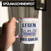 Lesen Tasse Geschenk Spruch Leseratte Bücherwurm Geschenkidee Ein Leben Ohne Lesen Rosa Trendation