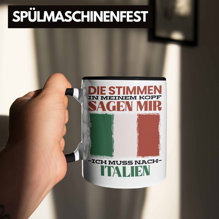 Italien Tasse Urlaub Heimat Geschenk Spruch Italiener Geschenkidee Trendation