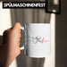 Lustige Fechten-Tasse Geschenk für Fechter Herzschlag Weiß Trendation