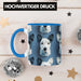 3D Tasse Bullterrier Hunde Boxer Geschenkidee Für Hundebesitzer Kaffee-Becher Lustig Süßs Blau Trendation