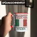Italien Tasse Urlaub Heimat Geschenk Spruch Italiener Geschenkidee Rot Trendation