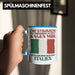 Italien Tasse Urlaub Heimat Geschenk Spruch Italiener Geschenkidee Blau Trendation