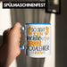 So Sieht Ein Richtig Cooler Yogalehrer Aus Geschenk Tasse Lustiger Spruch Geschenkidee Blau Trendation