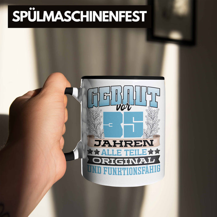 35er Geburtstag Tasse Geschenk Frauen Männer Spruch Gebaut Vor 35er Jahren Trendation