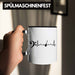 Bassist Tasse Geschenk Bass-Spieler Geschenkidee Kaffee-Becher Herzschlag Trendation