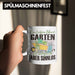 Garten Tasse Geschenk Spruch Hobby-Gärtner Geschenkidee Ein Leben Ohne Garten Weiß Trendation