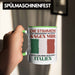 Italien Tasse Urlaub Heimat Geschenk Spruch Italiener Geschenkidee Grün Trendation