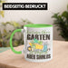 Garten Tasse Geschenk Spruch Hobby-Gärtner Geschenkidee Ein Leben Ohne Garten Grün Trendation