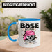 Böse Alte Frau Tasse Geschenk für Frauen Geschenkidee Piratin Kaffee-Becher Blau Trendation