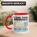 Chemiker Tasse Geschenk I Use This Periodically Kaffeetasse Chemie Student Lehrer Rot Trendation