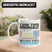 Chemiker Tasse Geschenk I Use This Periodically Kaffeetasse Chemie Student Lehrer Weiß Trendation
