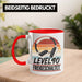 40. Geburtstag Geschenk Männer Gaming Kaffee-Becher Gamer 40er Geburtstag Geschenkidee Tasse Rot Trendation