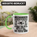 KFZ Mechaniker Tasse Geschenk Spruch Männer KFZ Mechatroniker Geschenkidee Becher Werkstatt Mechaniker Hören Nicht Auf Wenn Sie Müde Sind Grün Trendation