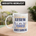 Lesen Tasse Geschenk Spruch Leseratte Bücherwurm Geschenkidee Ein Leben Ohne Lesen Weiß Trendation