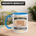 Weltbester Paketbote Paketzusteller Tasse Geschenkidee Postbote Spruch Blau Trendation