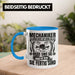 KFZ Mechaniker Tasse Geschenk Spruch Männer KFZ Mechatroniker Geschenkidee Becher Werkstatt Mechaniker Hören Nicht Auf Wenn Sie Müde Sind Blau Trendation